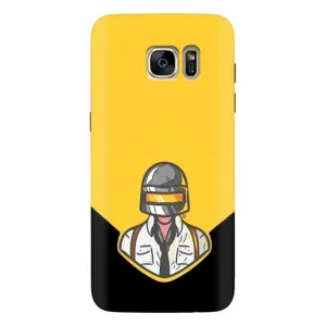 Чеjхол PUBG для Самсунг S7 Еdge, G935 (AlphaPrint) (Пабг в шоломі)