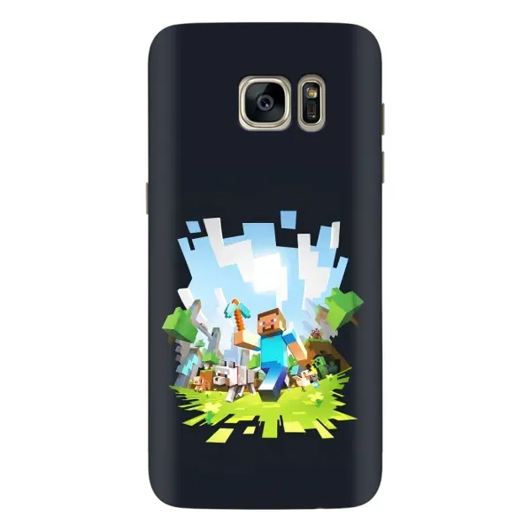 Чохол з принтом «персонажі Minecraft» для Samsung Galaxy S7 Edge (G935)