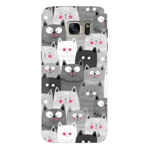 Чохли з Котиками для Samsung Galaxy S7 Еdge / G935 (VPrint) (Мальовані котики)