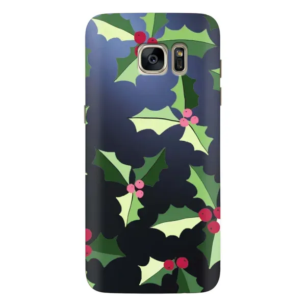 Чехол с принтом «Рождественский фон» для Samsung Galaxy S7 Edge (G935)