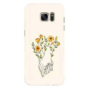Чехлы для любимой на Самсунг S7 Еdge, G935 (VPrint) (Руки любві)