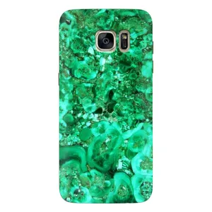 Мраморний чехол на Samsung Galaxy S7 Еdge / G935 (VPrint) (Салатовий Мрамор)