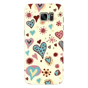 Чехлы для любимой на Самсунг S7 Еdge, G935 (VPrint) (Сердечки)
