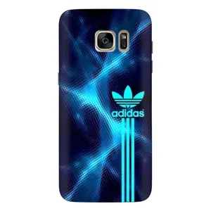 Чехлы Адидас для Samsung Galaxy S7 Еdge / G935 (AlphaPrint) (Синий Адидас)