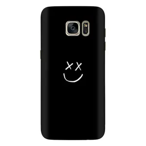 Чохол для Самсунг S7 Еdge, G935 - (AlphaPrint) з принтом (ТОП продажів) (Смайл)
