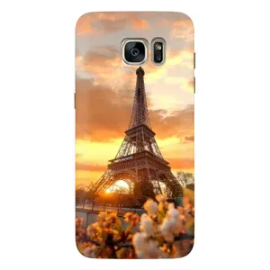 Чохол Ейфелева Вежа Samsung Galaxy S7 Еdge / G935 - (AlphaPrint) (Сонячня вежа)