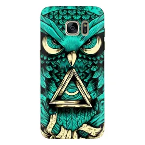Чохол з пташками на Samsung Galaxy S7 Еdge / G935 (VPrint) (Сова з оком)