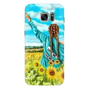 Чохол для Патріота України Samsung Galaxy S7 Еdge / G935 - (AlphaPrint) (Україночка)