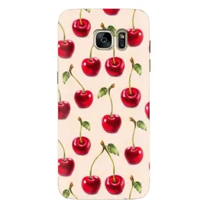 Чохли з фруктами для Samsung Galaxy S7 Еdge / G935 (VPrint) (Черешня)