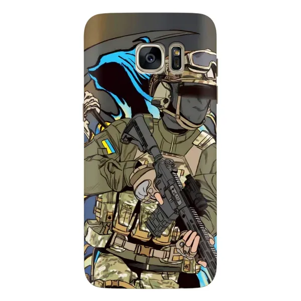 Чехол с принтом «Воин ВСУ» для Samsung Galaxy S7 Edge (G935) Чехол с принтом «Воин ВСУ» для Samsung Galaxy S7 Edge (G935)