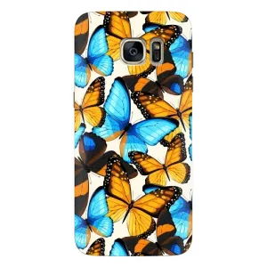 Чохол з принтом для Самсунг S7 Еdge, G935 - (Прикольні) (AlphaPrint) (Яскраві метелики)