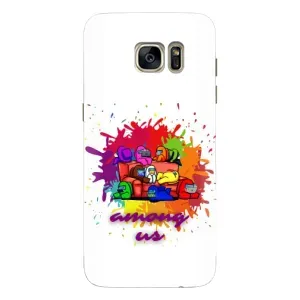 Чохли Амонг Ас для Samsung Galaxy S7 Еdge / G935 (AlphaPrint) (Яскравий АмонгАс)