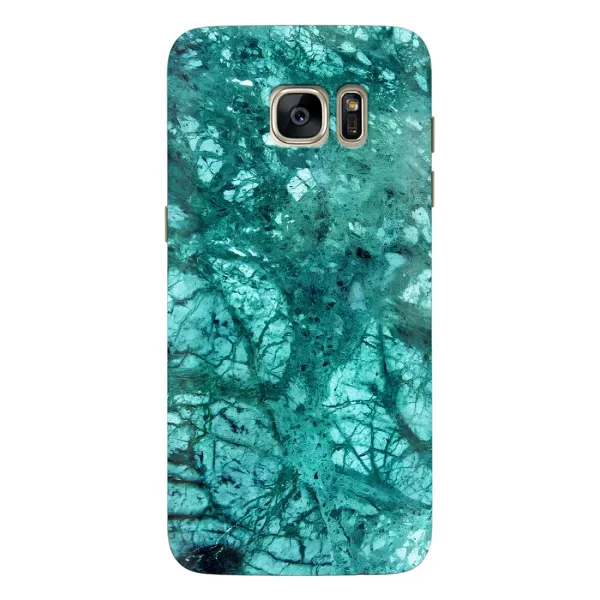 Чехол с принтом «Зеленый мрамор» для Samsung Galaxy S7 Edge (G935)