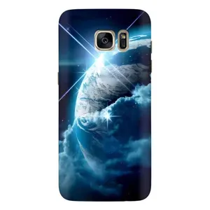 Космічні Чохли для Самсунг S7 Еdge, G935 (VPrint) (Земля з космоса)