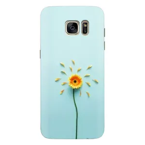 Чохли з квітами для Samsung Galaxy S7 Еdge / G935 (VPrint) (Жовта квітка)