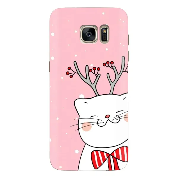 Чехол с принтом «Зимний кот» для Samsung Galaxy S7 Edge (G935)