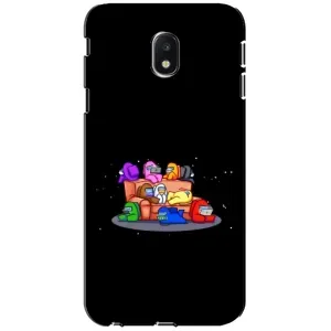 Чехол Амонг Ас для Samsung Galaxy J3 2017 (J330FN европейская версия) (AlphaPrint) (Амонг-ас)