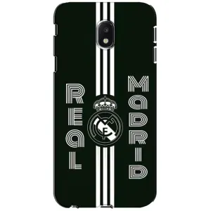 ФК Реал Мадрид чехлы для Samsung Galaxy J3 2017 (J330FN европейская версия) (AlphaPrint) (черно белый Реал)