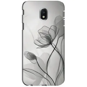 Чехол с принтом «Черные цветы» для Samsung Galaxy J3 2017 (J330FN EU)