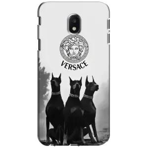 Чехлы VERSACE для Самсунг Джи3 2017, ДЖ330ФН европейский вариант (PREMIUMPrint) (Доберман Версаче)