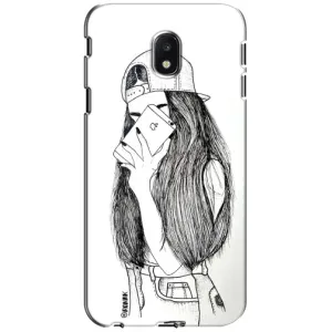 Чехол с печатью для Samsung Galaxy J3 2017 (J330FN европейская версия) - (Мода) (AlphaPrint) (Фото девочки)
