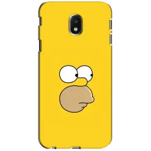 Чехол с Симпсонами для Samsung Galaxy J3 2017 (J330FN европейская версия) (VPrint) (Гомер)