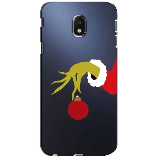 Чехол с принтом «Гринч с игрушкой» для Samsung Galaxy J3 2017 (J330FN EU)