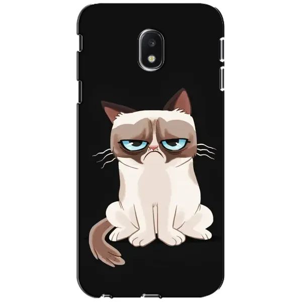 Чехол с принтом «Грустный кот» для Samsung Galaxy J3 2017 (J330FN EU)