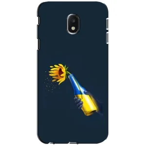 Чехол для Патриота Украины Samsung Galaxy J3 2017 (J330FN европейская версия) - (AlphaPrint) (Коктейль молотова)