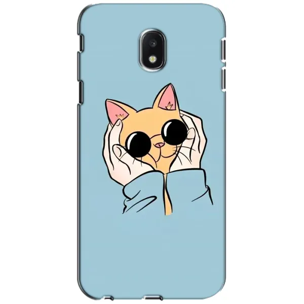 Чохол з принтом «Котик в окулярах» для Samsung Galaxy J3 2017 (J330FN EU) Чохол з принтом «Котик в окулярах» для Samsung Galaxy J3 2017 (J330FN EU)