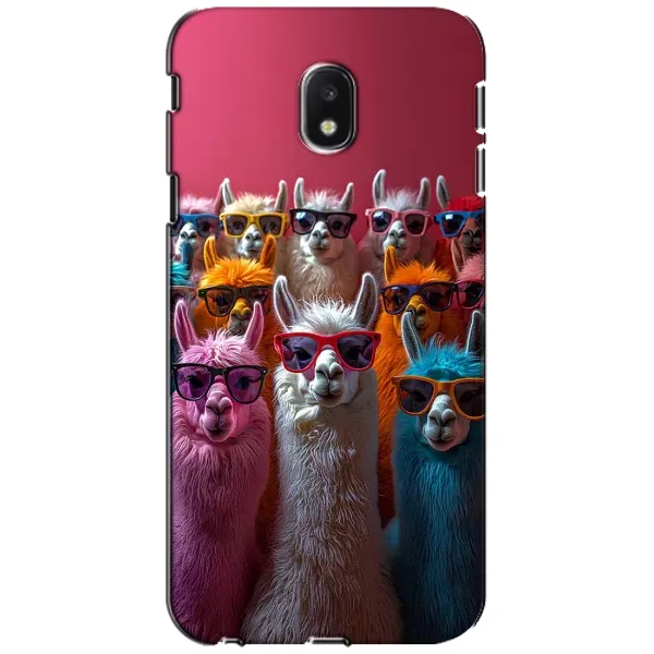 Чехол с принтом «Ламы в очках» для Samsung Galaxy J3 2017 (J330FN EU) Чехол с принтом «Ламы в очках» для Samsung Galaxy J3 2017 (J330FN EU)
