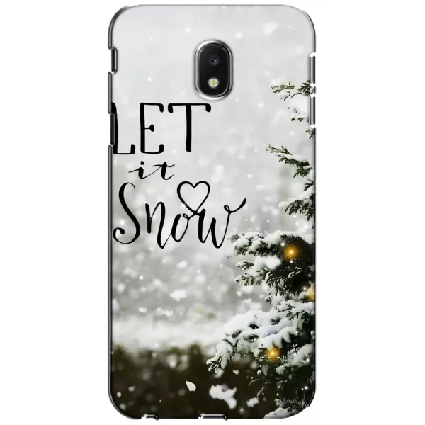 Чехол с принтом «Let it snow» для Samsung Galaxy J3 2017 (J330FN EU)