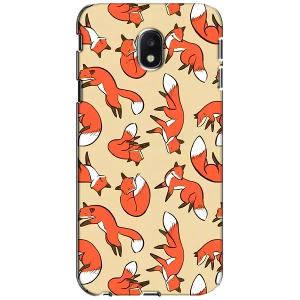 Чехол с принтом «Лисички» для Samsung Galaxy J3 2017 (J330FN EU)