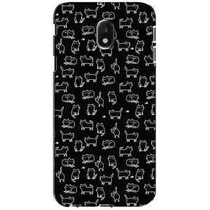 Чехол с принтом для Samsung Galaxy J3 2017 (J330FN европейская версия) (AlphaPrint) Модные коты (Меленькие котики)