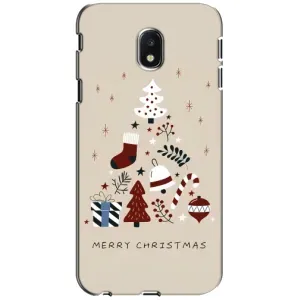 Рождественские Чехлы для Samsung Galaxy J3 2017 (J330FN европейская версия) (VPrint) (Merry Christmas)