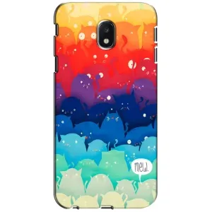Чехол на Самсунг Джи3 2017, ДЖ330ФН европейский вариант с Котами (VPrint) (Mew)