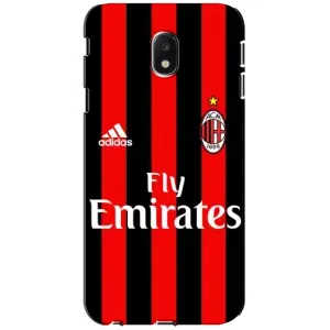 Чехлы для Samsung Galaxy J3 2017 (J330FN европейская версия) (VPrint) - Футбольные клубы (Milan)