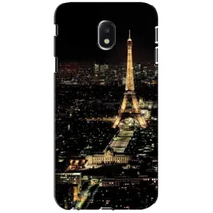 Чехол Эйфелева Башня для Samsung Galaxy J3 2017 (J330FN европейская версия) - (AlphaPrint) (Ночной Париж)