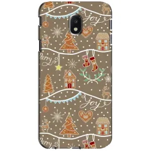 Новогодние, Праздничные Чехлы для Samsung Galaxy J3 2017 (J330FN европейская версия) - 2024 год (Новогодние пряники)