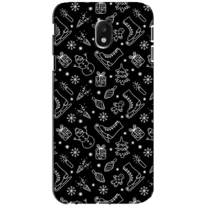 Новогодние, Праздничные Чехлы для Samsung Galaxy J3 2017 (J330FN европейская версия) - 2024 год (Новогодний фон)