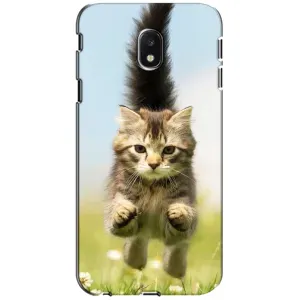 Чехлы с Котиками для Samsung Galaxy J3 2017 (J330FN европейская версия) (VPrint) (Прыжок кота)