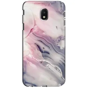 Мраморный чехол на Samsung Galaxy J3 2017 (J330FN европейская версия) (VPrint) (Пурпурный Мрамор)