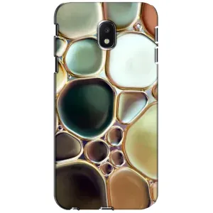 Мраморный чехол на Samsung Galaxy J3 2017 (J330FN европейская версия) (VPrint) (Радужный Мрамор)