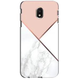 Мраморный чехол на Samsung Galaxy J3 2017 (J330FN европейская версия) (VPrint) (Тройной мрамор)