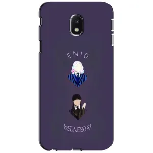 Чехлы Венсдей на Samsung Galaxy J3 2017 (J330FN европейская версия) Уэнсдей (AlphaPrint) (Уэнздей и подруга)