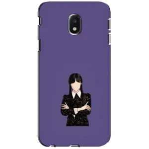 Чехлы Венсдей на Samsung Galaxy J3 2017 (J330FN европейская версия) Уэнсдей (AlphaPrint) (Уэнздей в черном)