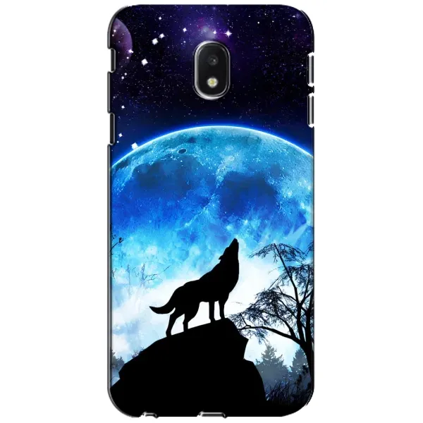 Чехол с принтом «Волк на луну» для Samsung Galaxy J3 2017 (J330FN EU)