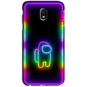 Чехол Амонг Ас для Samsung Galaxy J3 2017 (J330FN европейская версия) (AlphaPrint) (Яркий скин)