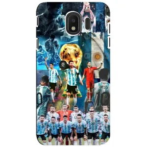 Чохли Мессі для Samsung Galaxy J4 2018, SM-J400F (AlphaPrint) (Аргентина Мессі)