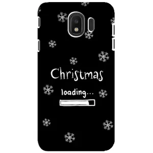 Рождественские, Праздничные Чехлы для Самсунг Дж4 2018 (Christmas loading)